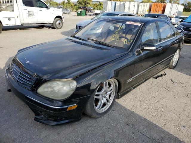 WDBNG76J03A370632 - 2003 MERCEDES-BENZ S 600 BLACK photo 2