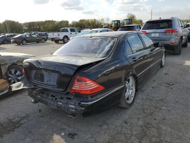 WDBNG76J03A370632 - 2003 MERCEDES-BENZ S 600 BLACK photo 4