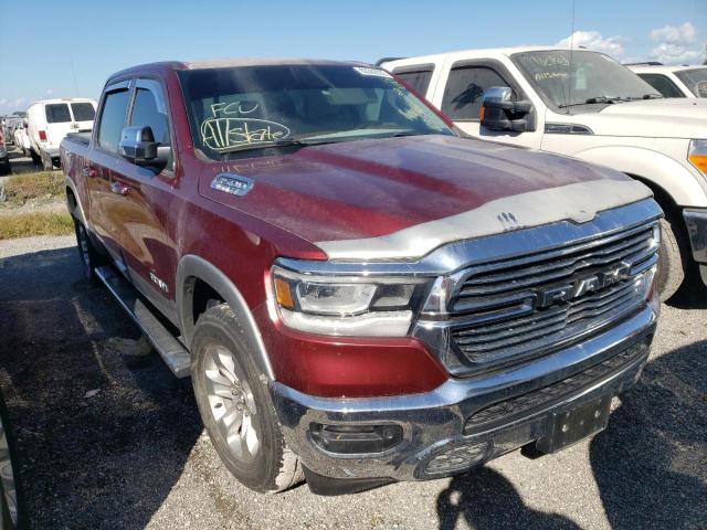 1C6RREJT7KN617508 - 2019 RAM 1500 LARAM BURGUNDY photo 1