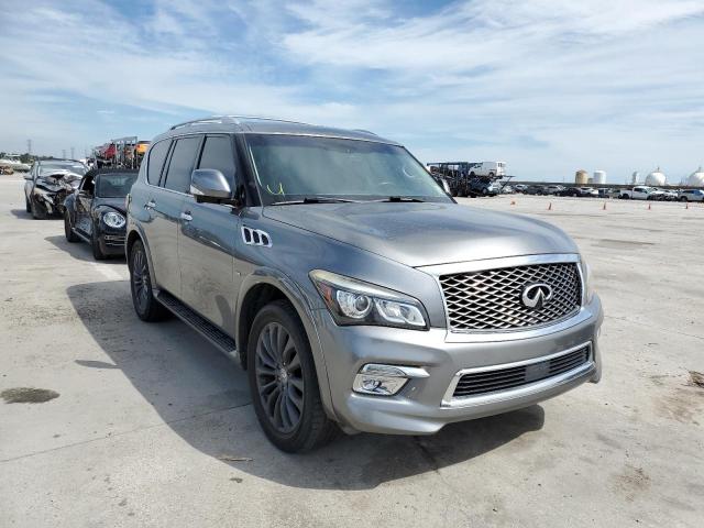 JN8AZ2ND9F9770238 - 2015 INFINITI QX80 GRAY photo 1