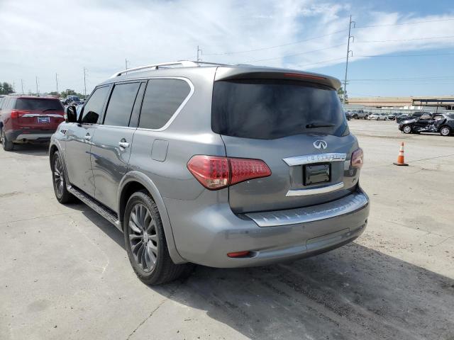 JN8AZ2ND9F9770238 - 2015 INFINITI QX80 GRAY photo 3