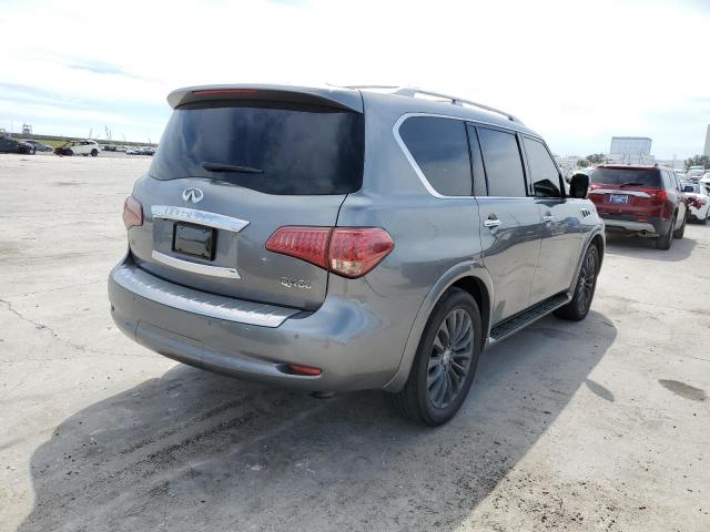 JN8AZ2ND9F9770238 - 2015 INFINITI QX80 GRAY photo 4