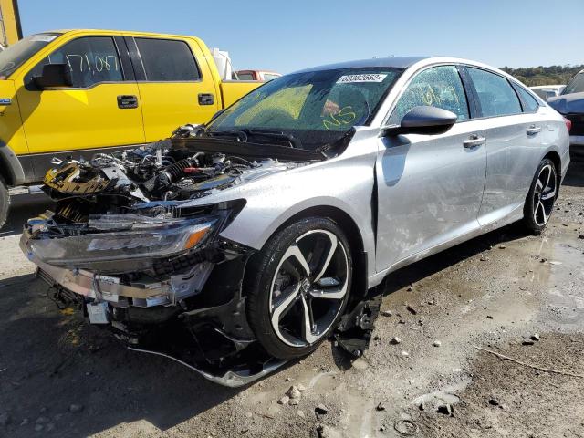 1HGCV1F35JA178604 - 2018 HONDA ACCORD SPO 灰色 照片 2