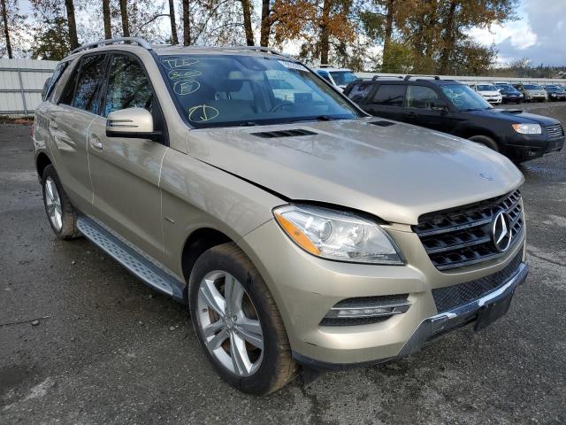 4JGDA5HB0CA012127 - 2012 MERCEDES-BENZ ML 350 4MA CREAM photo 1