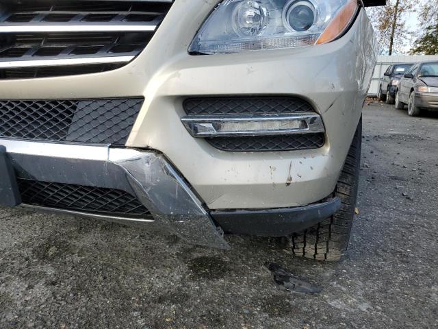 4JGDA5HB0CA012127 - 2012 MERCEDES-BENZ ML 350 4MA CREAM photo 9