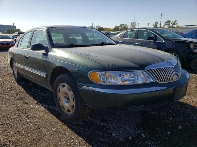 1LNFM97V7WY738596 - 1998 LINCOLN CONTINENTA GREEN photo 1