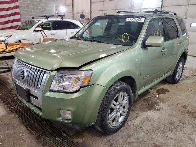 4M2CU971X8KJ14358 - 2008 MERCURY MARINER PR GREEN photo 2