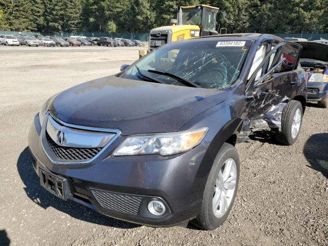 5J8TB4H54DL011832 - 2013 ACURA RDX TECHNO GRAY photo 2