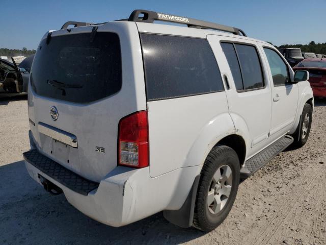 5N1AR18U57C615378 - 2007 NISSAN PATHFINDER WHITE photo 4