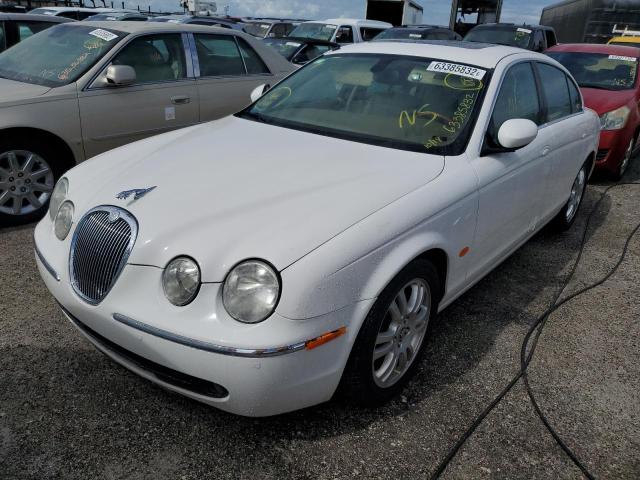 SAJWA01T05FN44407 - 2005 JAGUAR S-TYPE WHITE photo 2