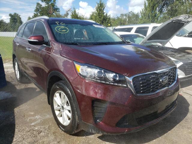 5XYPG4A39LG701340 - 2020 KIA SORENTO L BURGUNDY photo 1