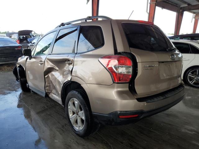 JF2SJAEC0EH400746 - 2014 SUBARU FORESTER 2 BEIGE photo 3