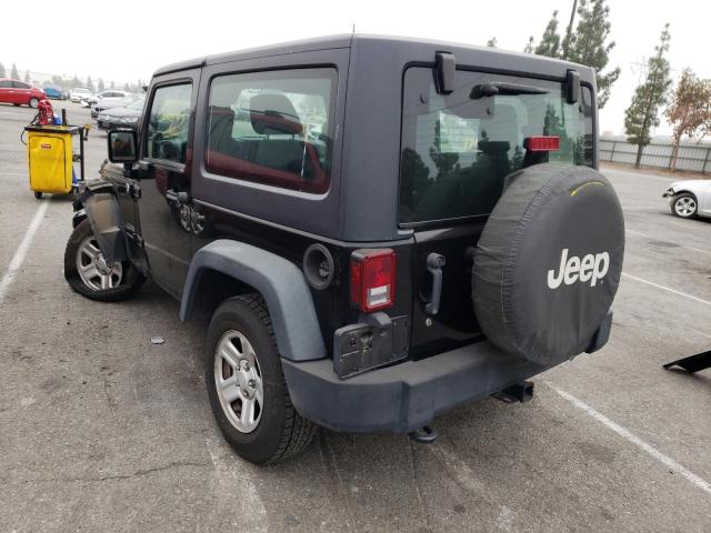 1C4AJWAGXEL103268 - 2014 JEEP WRANGLER S BLACK photo 3