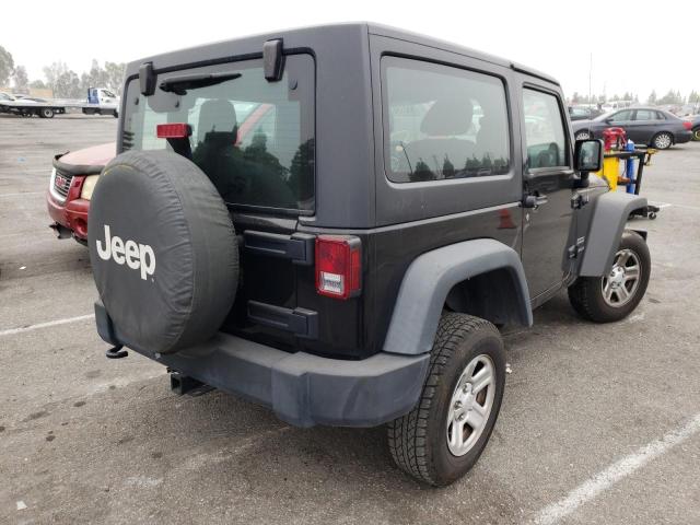 1C4AJWAGXEL103268 - 2014 JEEP WRANGLER S BLACK photo 4