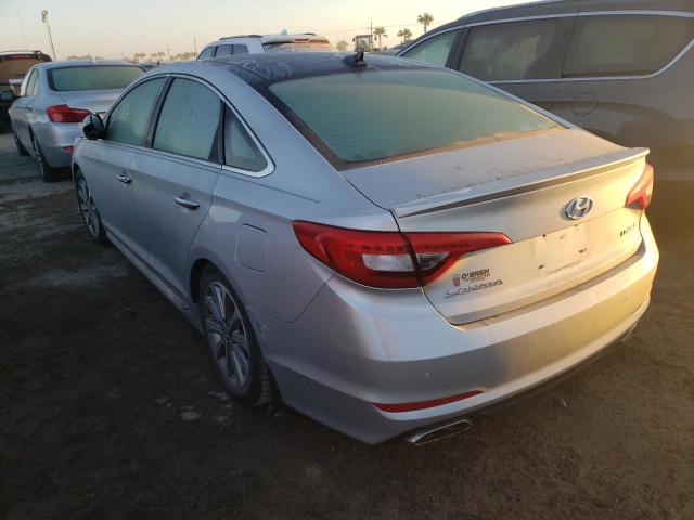 5NPE34AF6GH395659 - 2016 HYUNDAI SONATA SPO SILVER photo 3