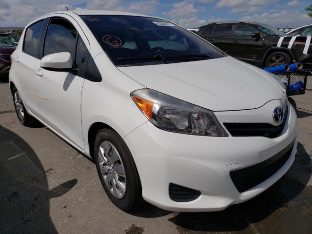 JTDKTUD34DD551123 - 2013 TOYOTA YARIS WHITE photo 1