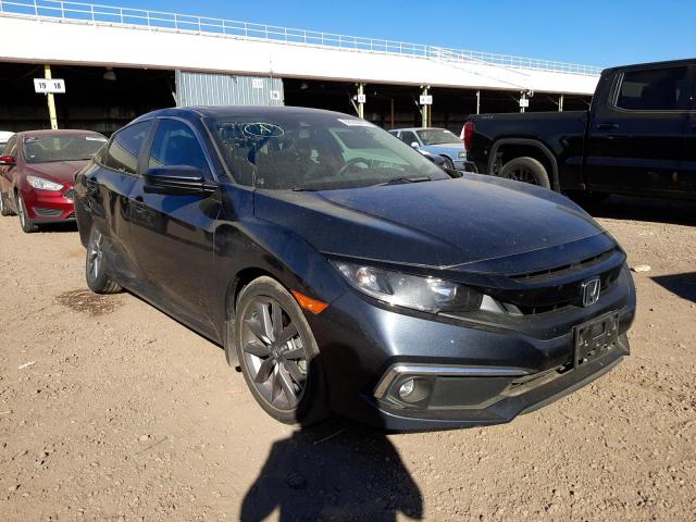 19XFC1F76ME011769 - 2021 HONDA CIVIC EXL Czarny zdjęcie 1