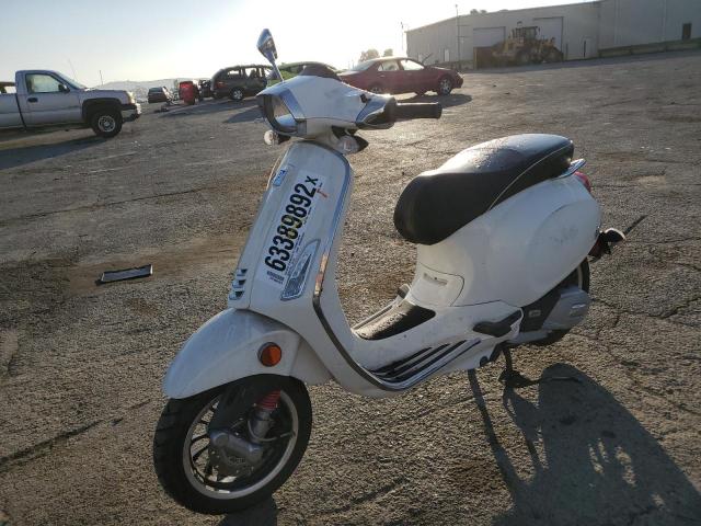 ZAPM818G5K5800668 - 2019 VESPA PRIMAVERA WHITE photo 2