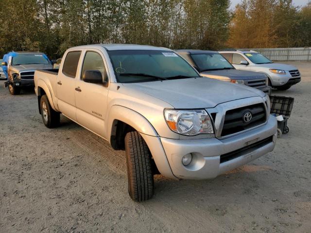 5TEMU52N76Z310215 - 2006 TOYOTA TACOMA DOU SILVER photo 1