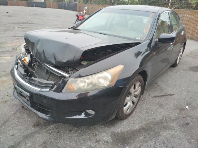 1HGCP36828A062966 - 2008 HONDA ACCORD EXL BLACK photo 2