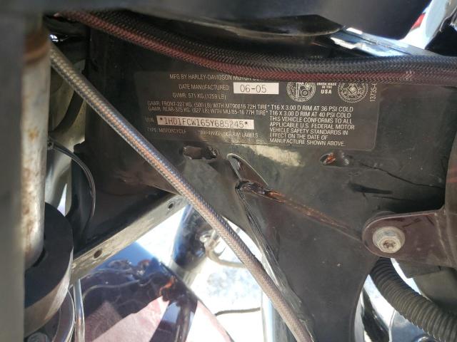 1HD1FCW165Y685245 - 2005 HARLEY-DAVIDSON FLHTCUI 勃艮第红 照片 10