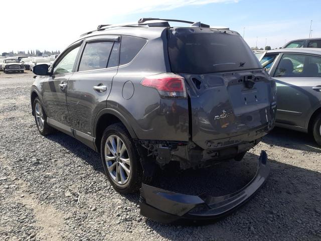 JTMDJREV4HD122761 - 2017 TOYOTA RAV4 HV LI CHARCOAL photo 3