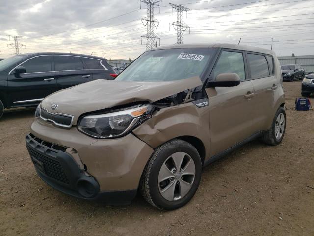 KNDJN2A28G7330858 - 2016 KIA SOUL TAN photo 2