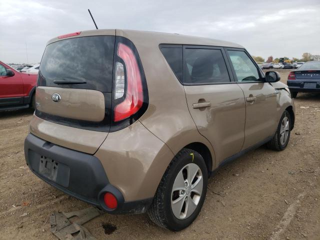 KNDJN2A28G7330858 - 2016 KIA SOUL TAN photo 4