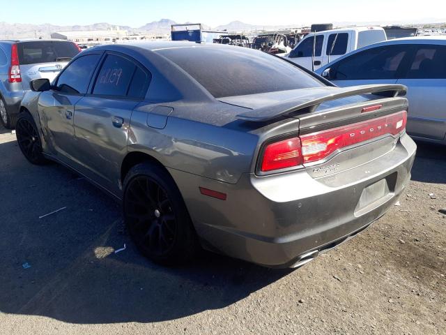 2B3CM5CT1BH610803 - 2011 DODGE CHARGER R/ GRAY photo 3