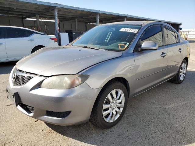 JM1BK12G161511786 - 2006 MAZDA 3 I GRAY photo 2