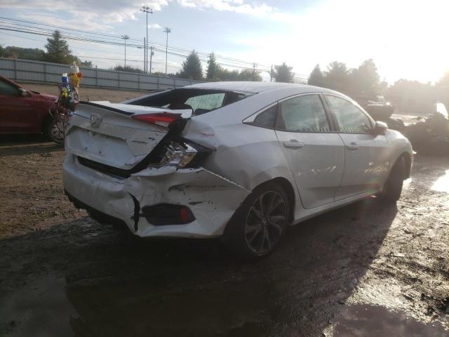 2HGFC2F80MH540039 - 2021 HONDA CIVIC SPOR WHITE photo 4