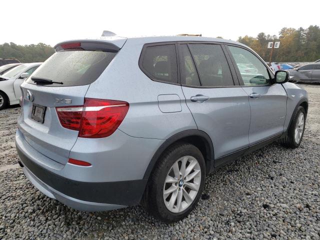 5UXWX9C5XD0D05370 - 2013 BMW X3 XDRIVE2 BLUE photo 4