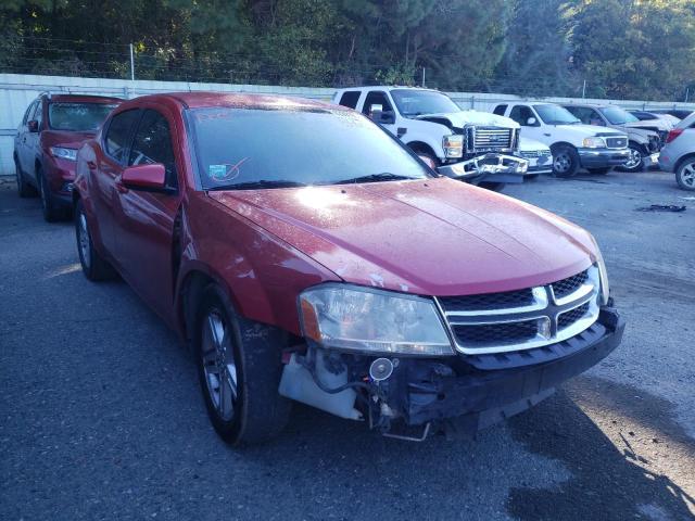 1B3BD2FG9BN546333 - 2011 DODGE AVENGER LU RED photo 1