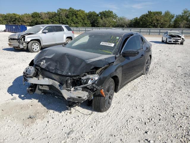 SHHFK7H88LU410203 - 2020 HONDA CIVIC EXL 黑色 照片 2