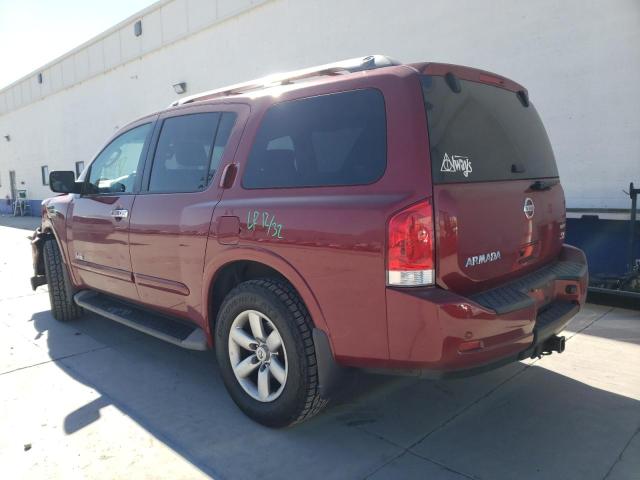 5N1AA08C88N626955 - 2008 NISSAN ARMADA SE RED photo 3