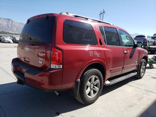 5N1AA08C88N626955 - 2008 NISSAN ARMADA SE RED photo 4