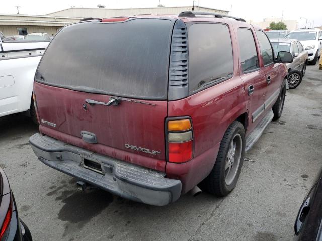 1GNEC13V35J131099 - 2005 CHEVROLET TAHOE BURGUNDY photo 4