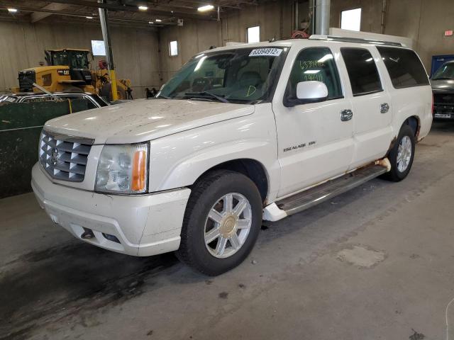 3GYFK66N14G237831 - 2004 CADILLAC ESCALADE E WHITE photo 2