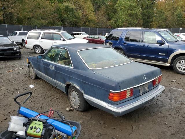 WDBCA45D8GA254474 - 1986 MERCEDES-BENZ 560 SEC BLUE photo 3