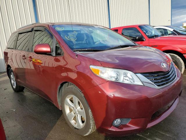 5TDKK3DC1ES489392 - 2014 TOYOTA SIENNA LE BURGUNDY photo 1