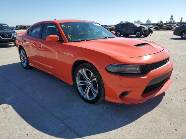 2C3CDXHG9MH542053 - 2021 DODGE CHARGER GT ORANGE photo 1