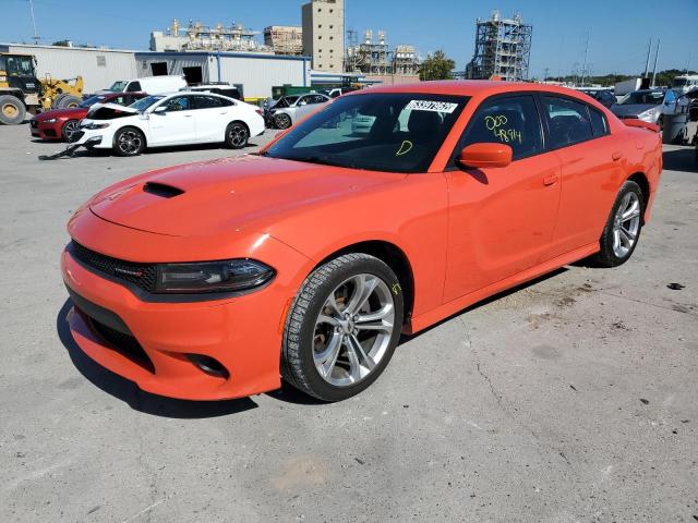 2C3CDXHG9MH542053 - 2021 DODGE CHARGER GT ORANGE photo 2