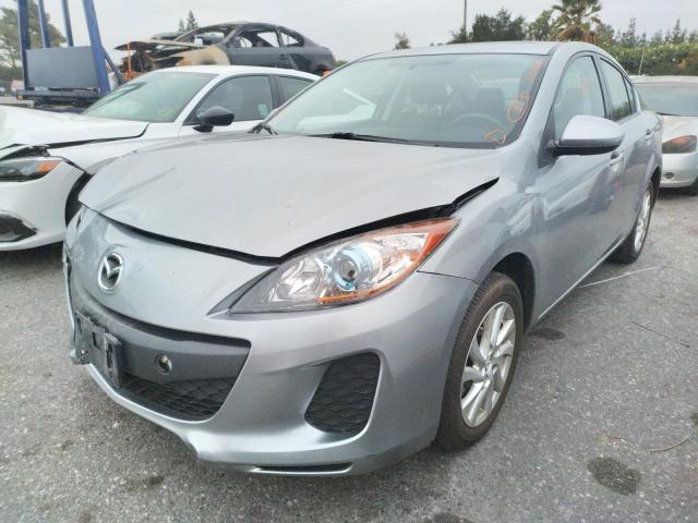 JM1BL1W89C1655971 - 2012 MAZDA 3 I SILVER photo 2