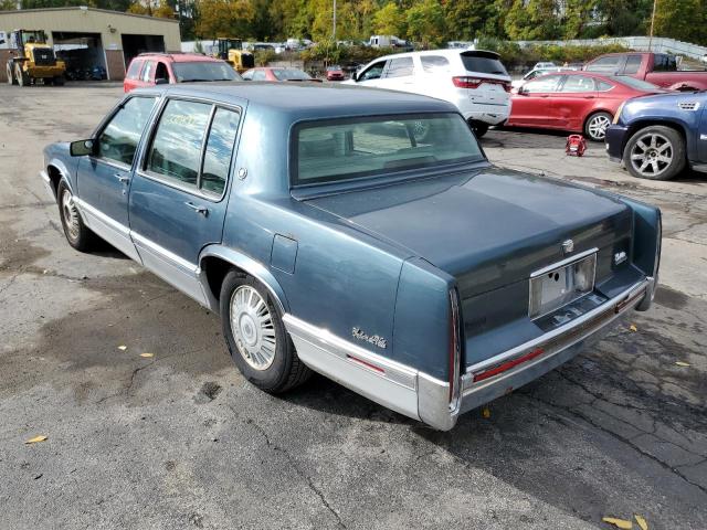 1G6CD53B3N4273867 - 1992 CADILLAC DEVILLE BLUE photo 3