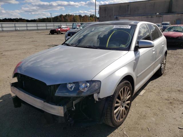 WAUNF78P37A104434 - 2007 AUDI A3 2.0 PRE SILVER photo 2