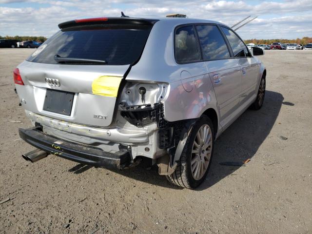 WAUNF78P37A104434 - 2007 AUDI A3 2.0 PRE SILVER photo 4