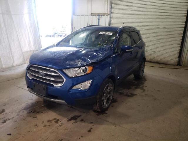 MAJ6S3KL3KC260560 - 2019 FORD ECOSPORT T BLUE photo 2