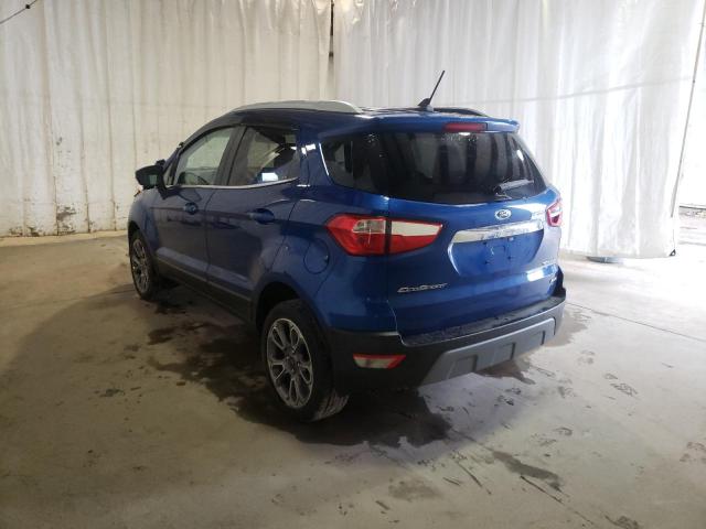 MAJ6S3KL3KC260560 - 2019 FORD ECOSPORT T BLUE photo 3