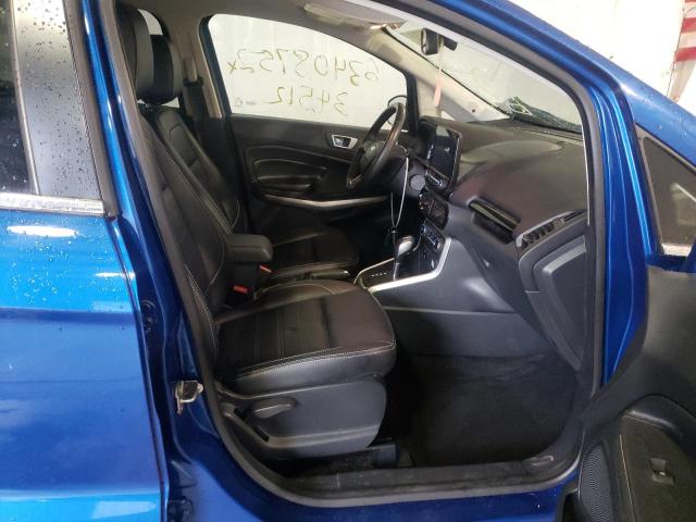 MAJ6S3KL3KC260560 - 2019 FORD ECOSPORT T BLUE photo 5