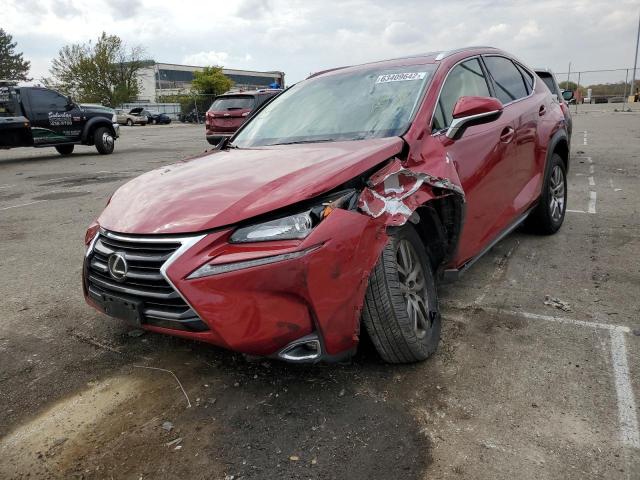 JTJBARBZ8G2068628 - 2016 LEXUS NX 200T BA RED photo 2